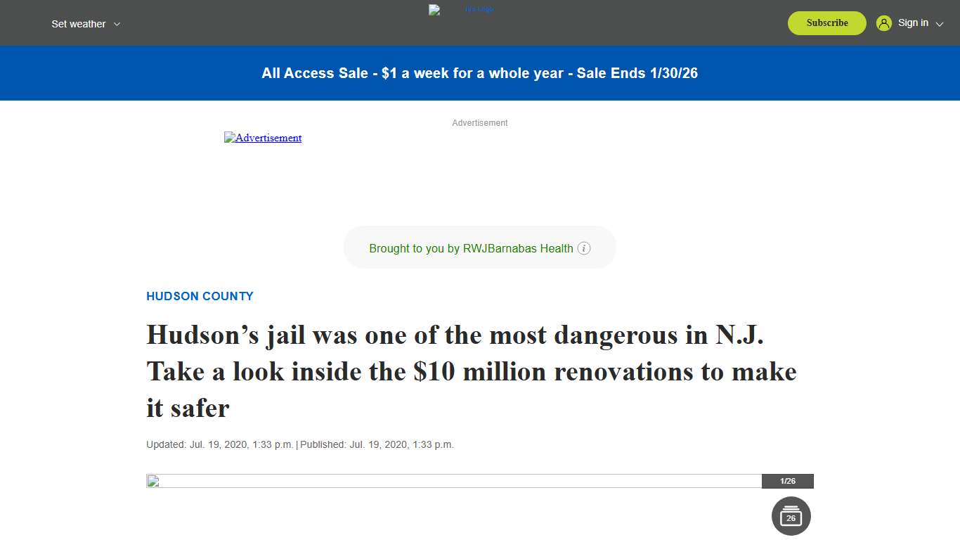 Hudson’s jail was one of the most dangerous in N.J. Take a look inside the $10 million renovations to make it safer - nj.com